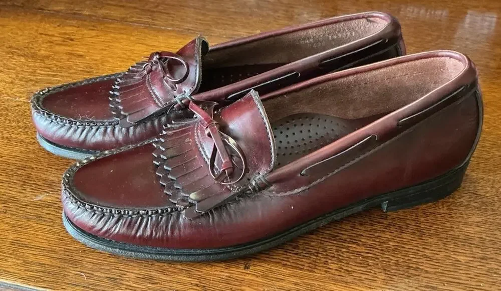 Vintage Men’s 8.5 Dexter Loafers Shoes Leather made in USA